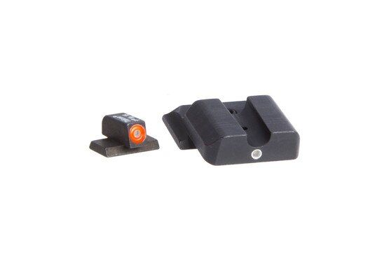 The Ameriglo PRO I-DOT Smith and Wesson Shield night sights set feature green Tritium inserts for low light visibility